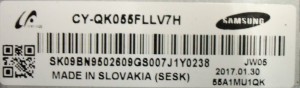 KOMPLETNE PODŚWIETLENIE MATRYCY CY-QK055FLLV7H