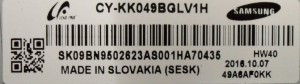 KOMPLETNE PODŚWIETLENIE MATRYCY CY-KK049BGLV1H