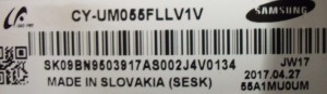 KOMPLETNE PODŚWIETLENIE MATRYCY CY-UM055FLLV1V