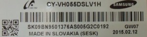 KOMPLETNE PODŚWIETLENIE MATRYCY CY-VH055DSLV1H