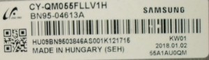 KOMPLETNE PODŚWIETLENIE MATRYCY CY-QM055FLLV1H
