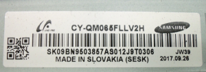 KOMPLETNE PODŚWIETLENIE MATRYCY CY-QM065FLLV2H