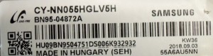 KOMPLETNE PODŚWIETLENIE MATRYCY CY-NN055HGLV5H